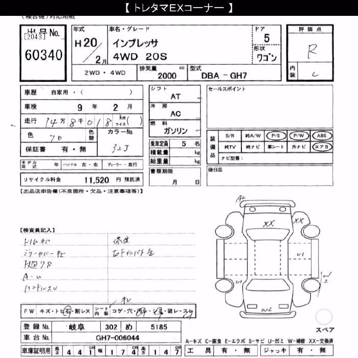 SUBARU IMPREZA