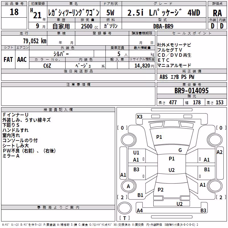 SUBARU LEGACY