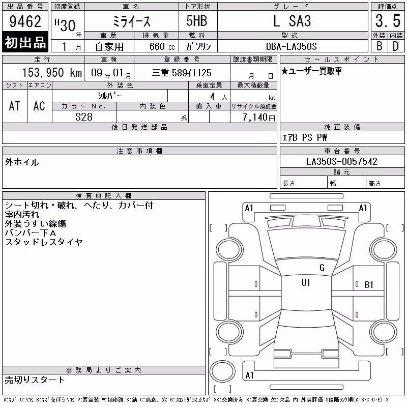 DAIHATSU MIRA E:S