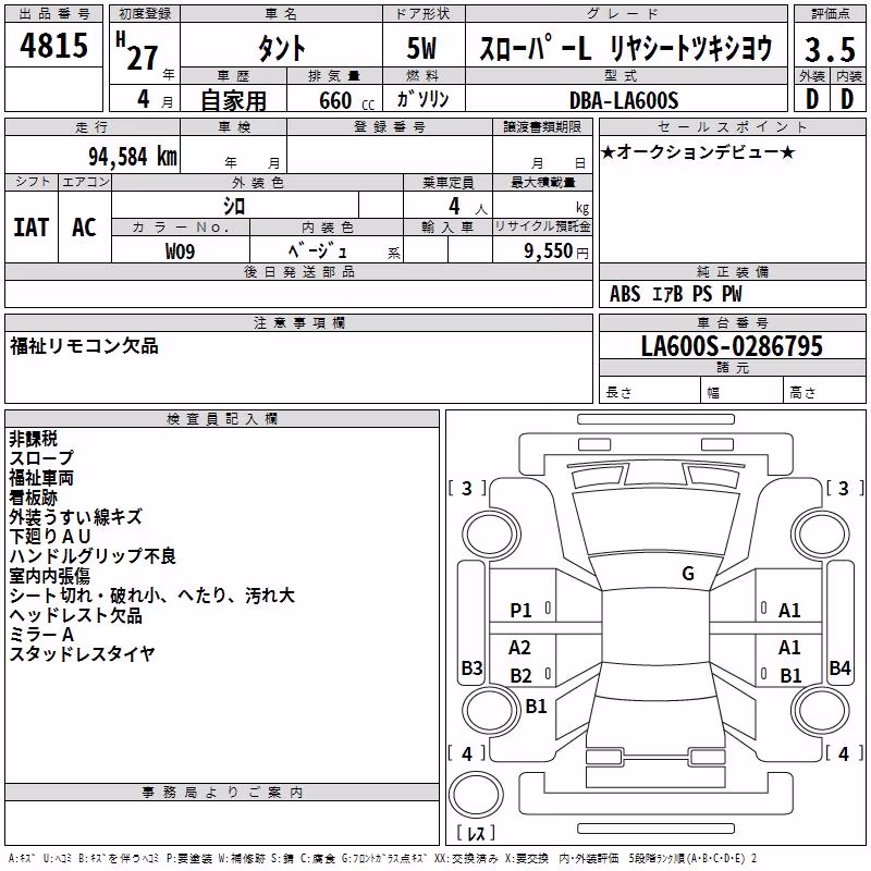 DAIHATSU TANTO