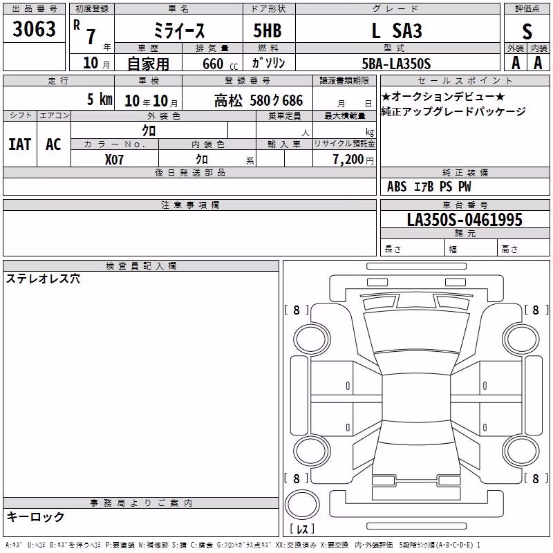 DAIHATSU MIRA E:S