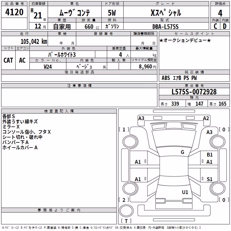 DAIHATSU MOVE CONTE