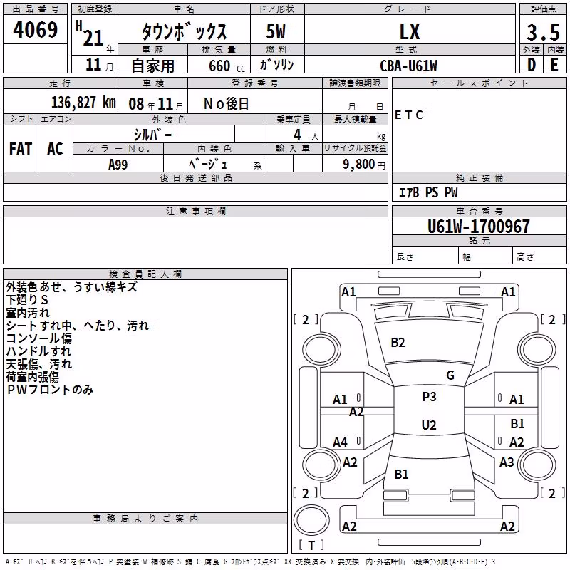 MITSUBISHI TOWN BOX