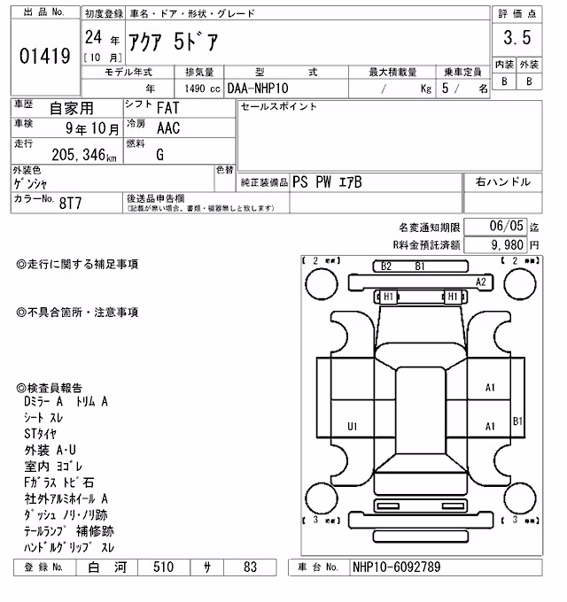 TOYOTA AQUA