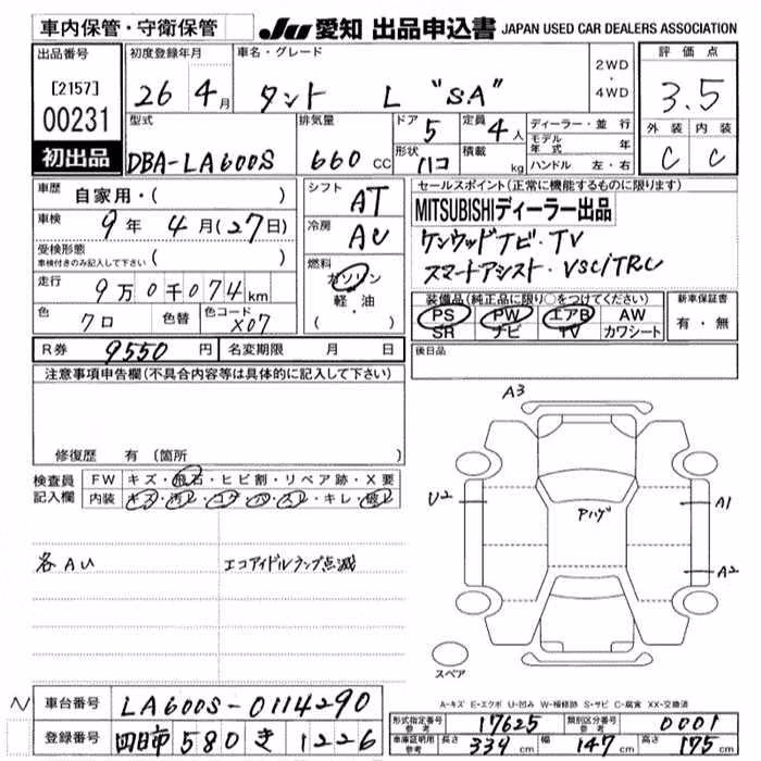 DAIHATSU TANTO