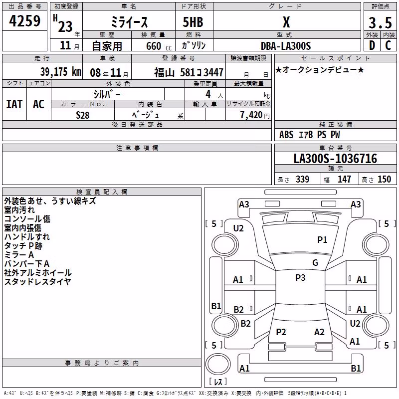 DAIHATSU MIRA E:S
