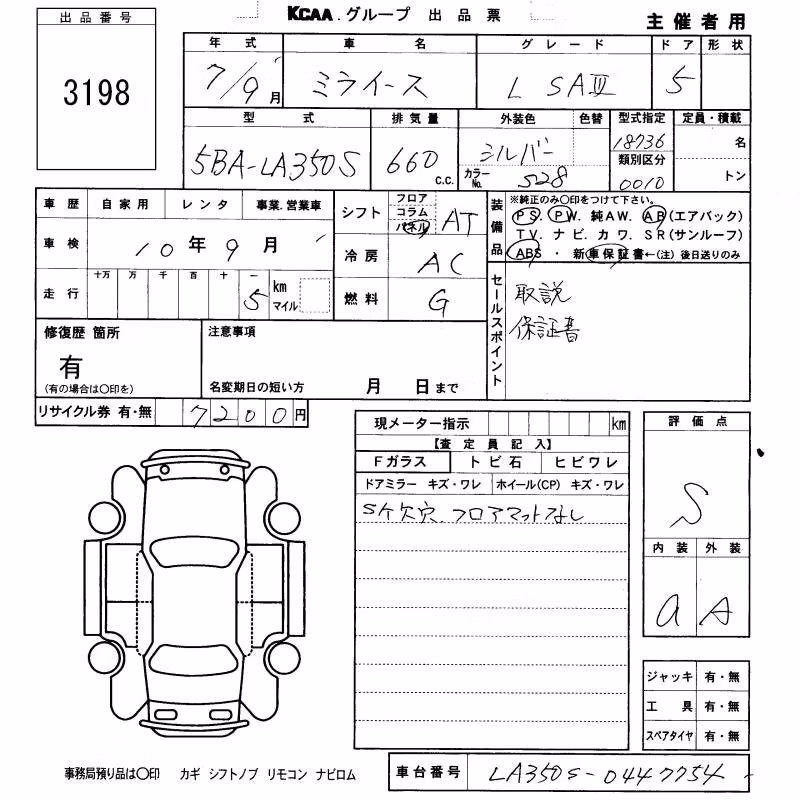 DAIHATSU MIRA E:S