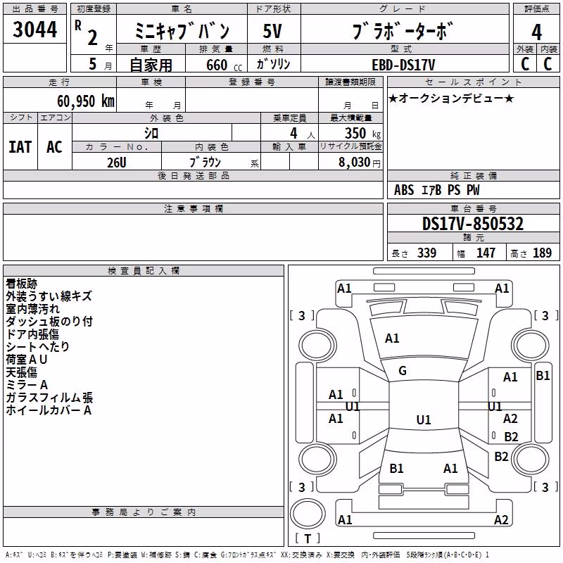 MITSUBISHI MINICAB