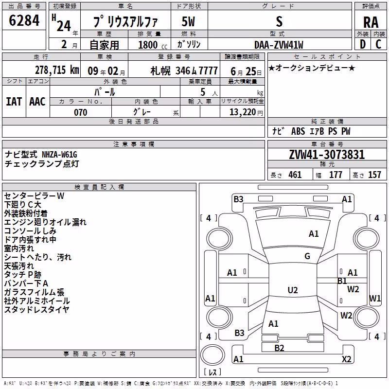 TOYOTA PRIUS ALPHA