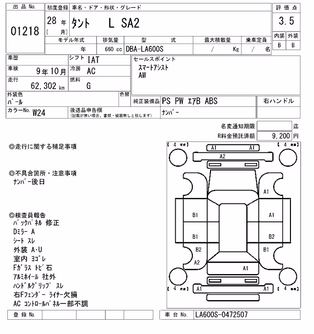 DAIHATSU TANTO