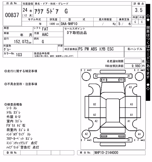 TOYOTA AQUA