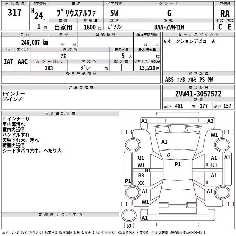 TOYOTA PRIUS ALPHA