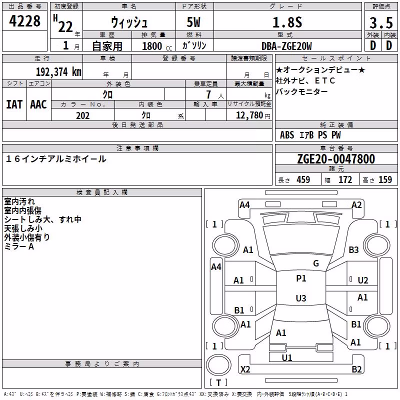 TOYOTA WISH