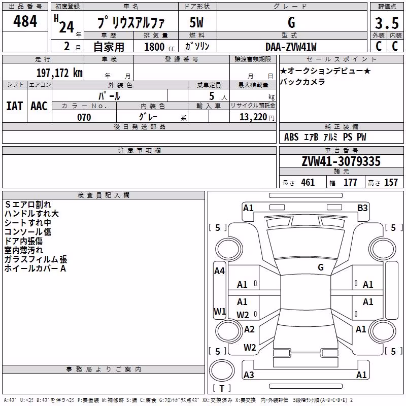 TOYOTA PRIUS ALPHA