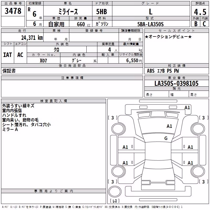 DAIHATSU MIRA E:S