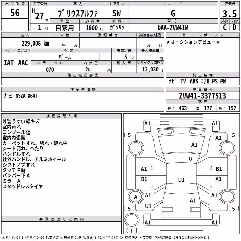 TOYOTA PRIUS ALPHA