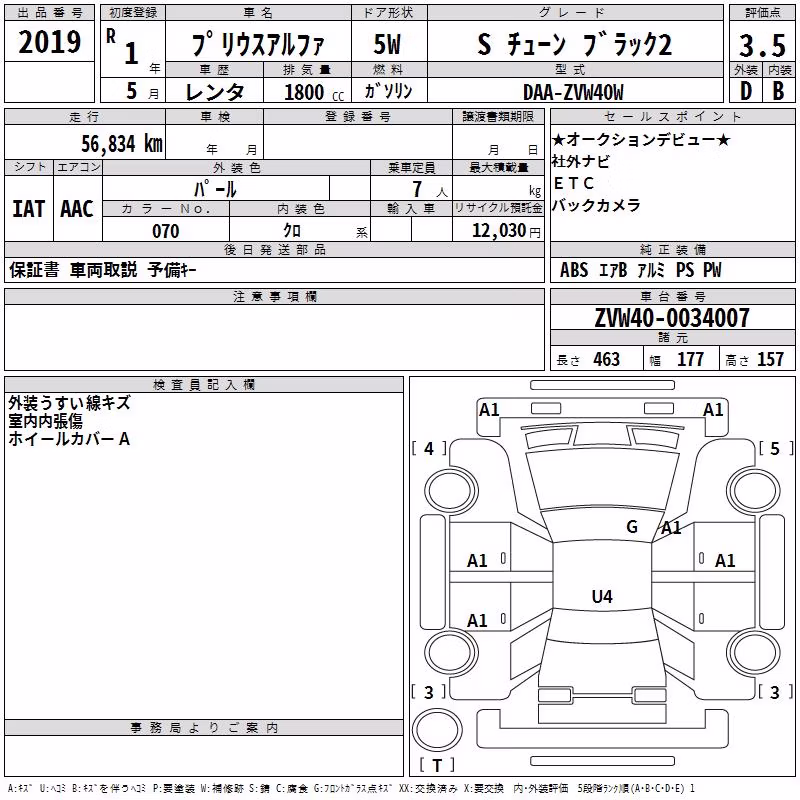 TOYOTA PRIUS ALPHA