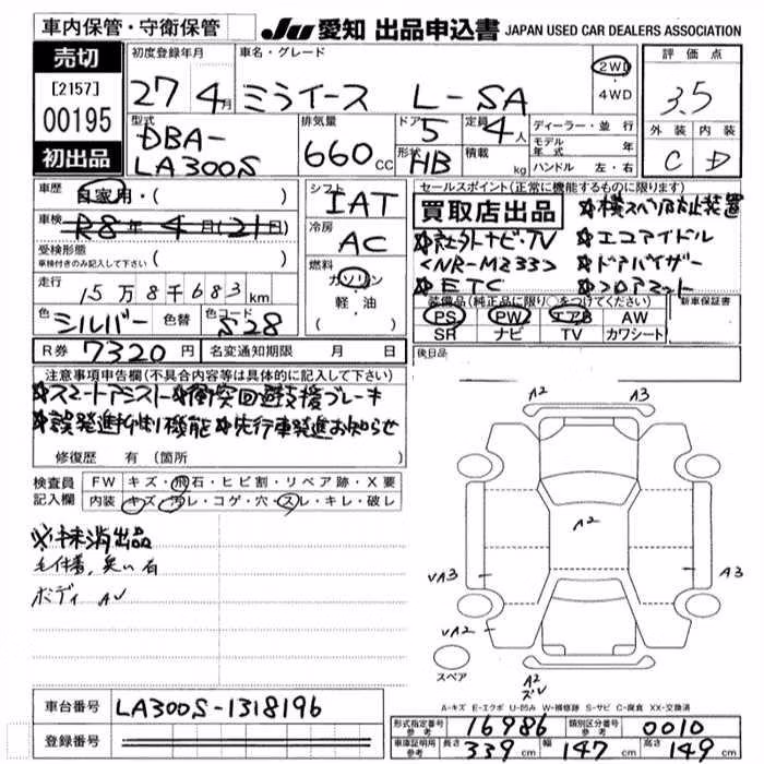 DAIHATSU MIRA E:S