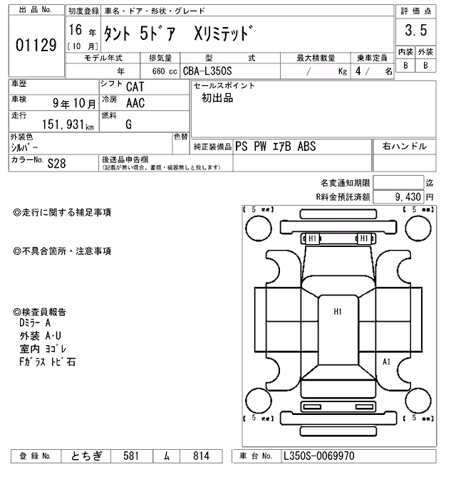 DAIHATSU TANTO