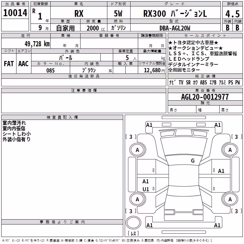 LEXUS RX300