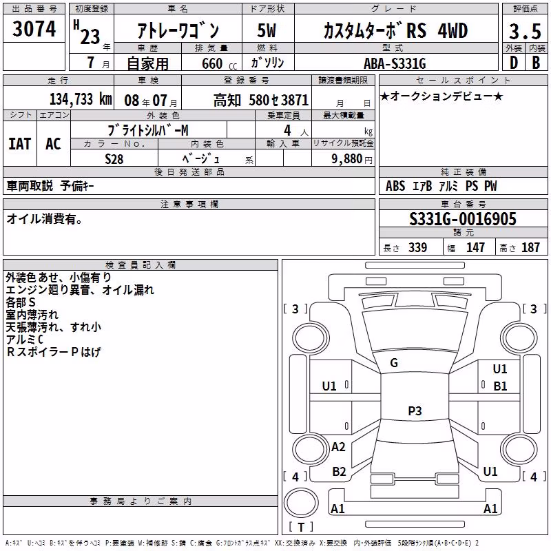 DAIHATSU ATRAI