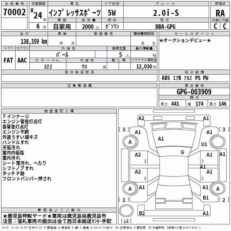 SUBARU IMPREZA