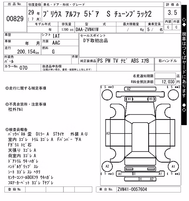 TOYOTA PRIUS ALPHA
