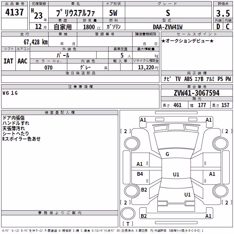 TOYOTA PRIUS ALPHA