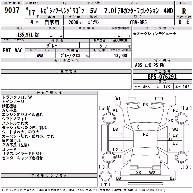 SUBARU LEGACY