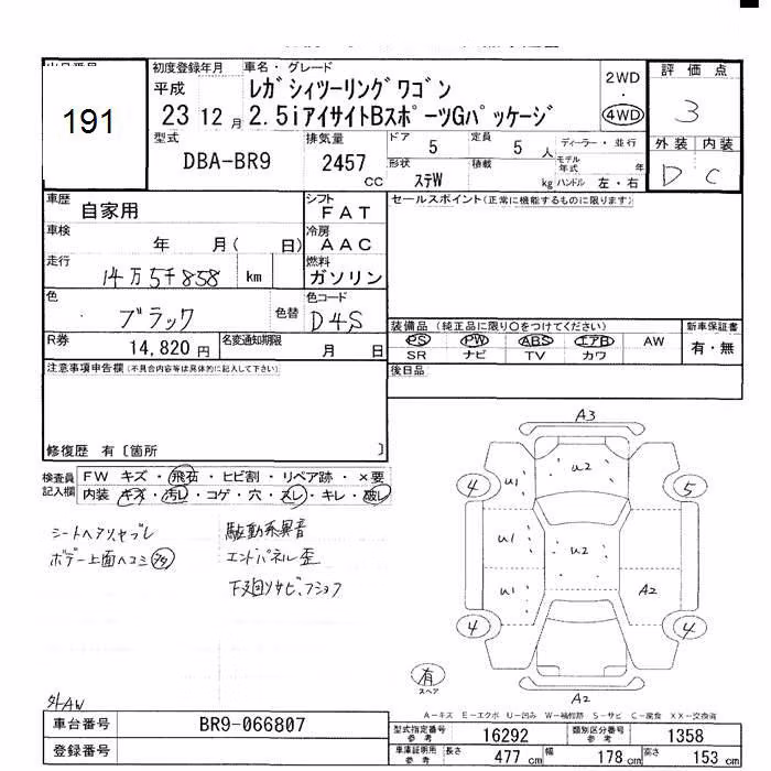 SUBARU LEGACY