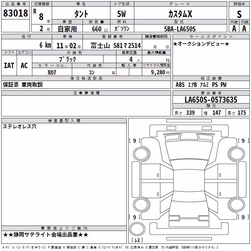DAIHATSU TANTO
