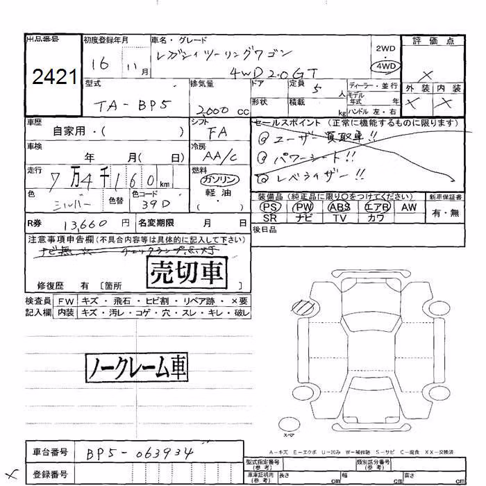 SUBARU LEGACY