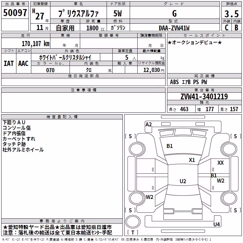TOYOTA PRIUS ALPHA