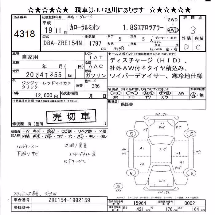TOYOTA COROLLA RUMION