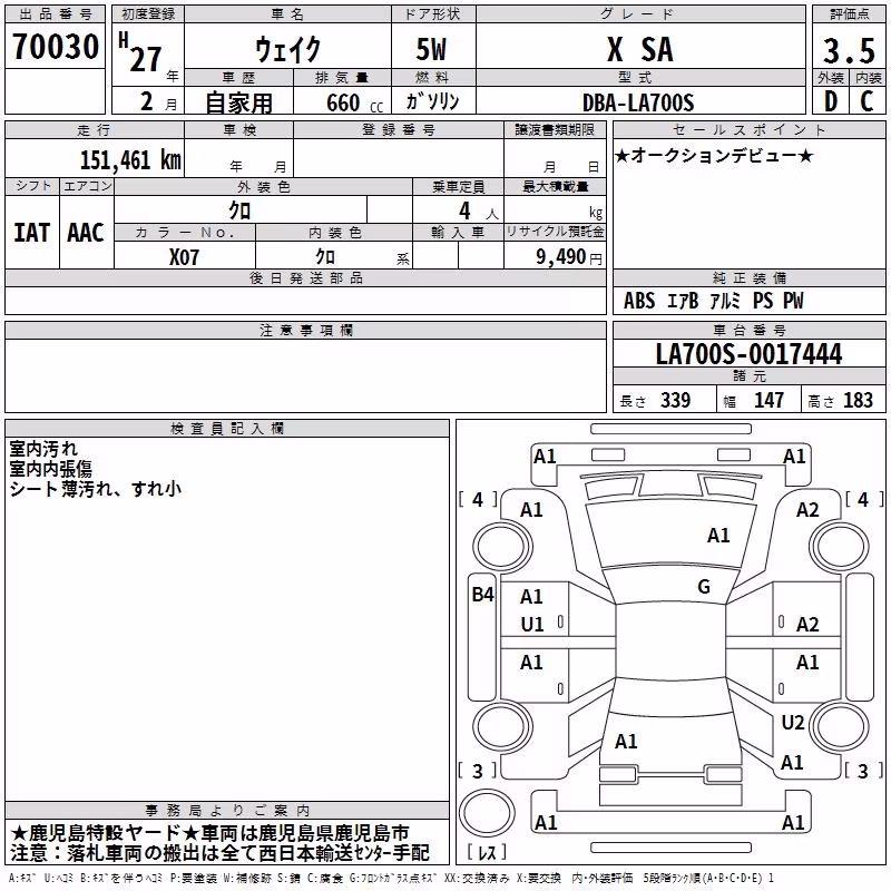 DAIHATSU WAKE