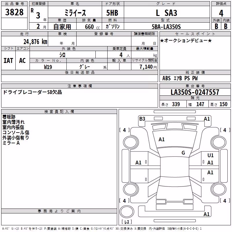 DAIHATSU MIRA E:S