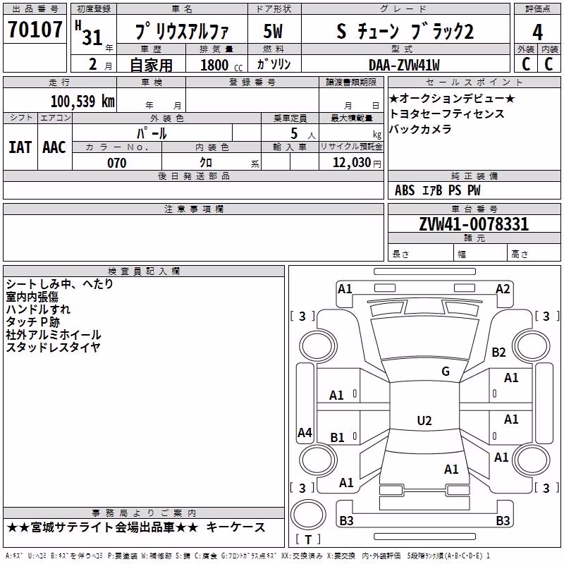TOYOTA PRIUS ALPHA