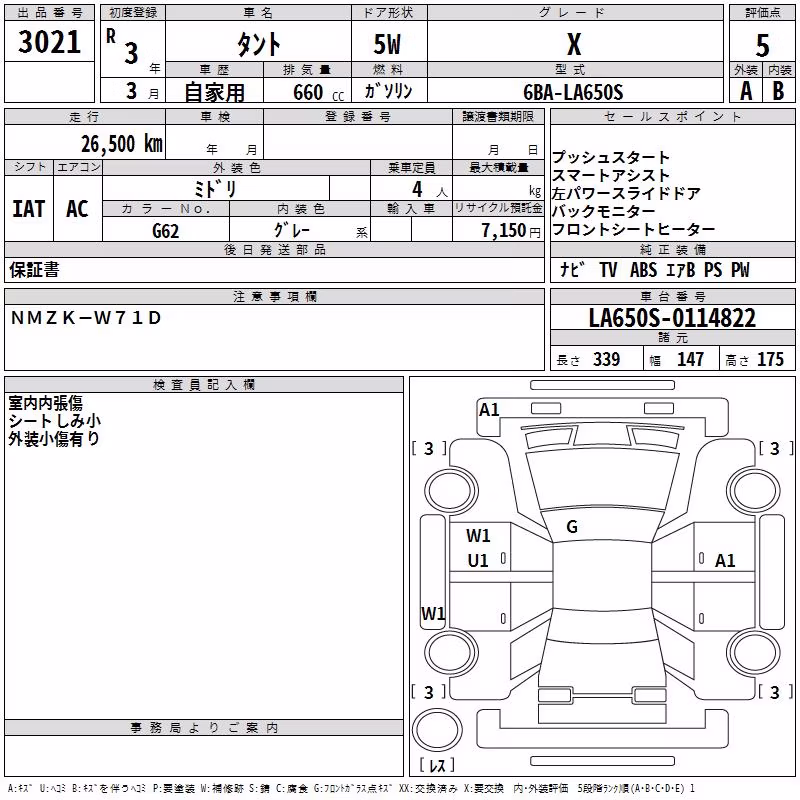 DAIHATSU TANTO