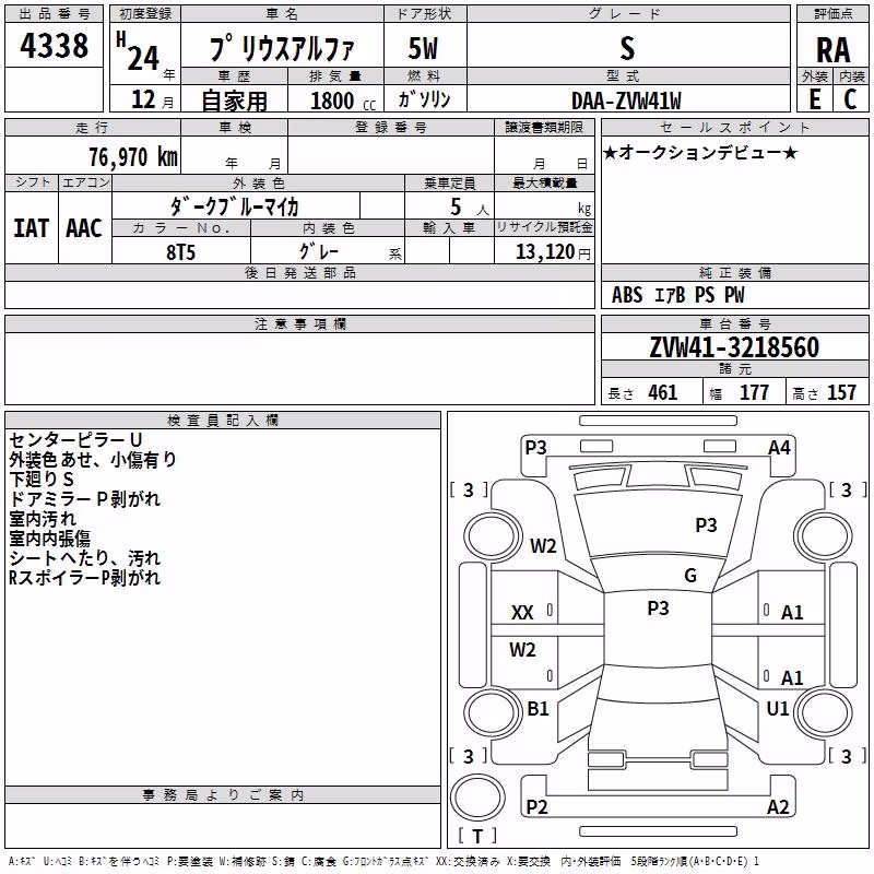 TOYOTA PRIUS ALPHA