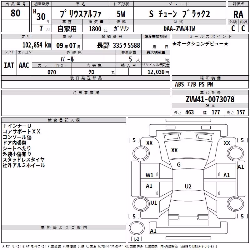 TOYOTA PRIUS ALPHA