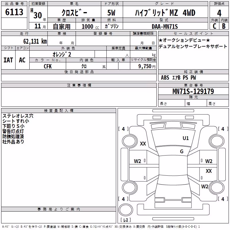 SUZUKI XBEE