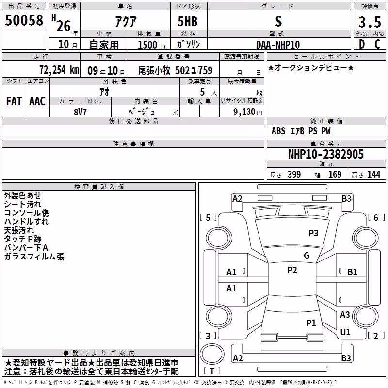 TOYOTA AQUA