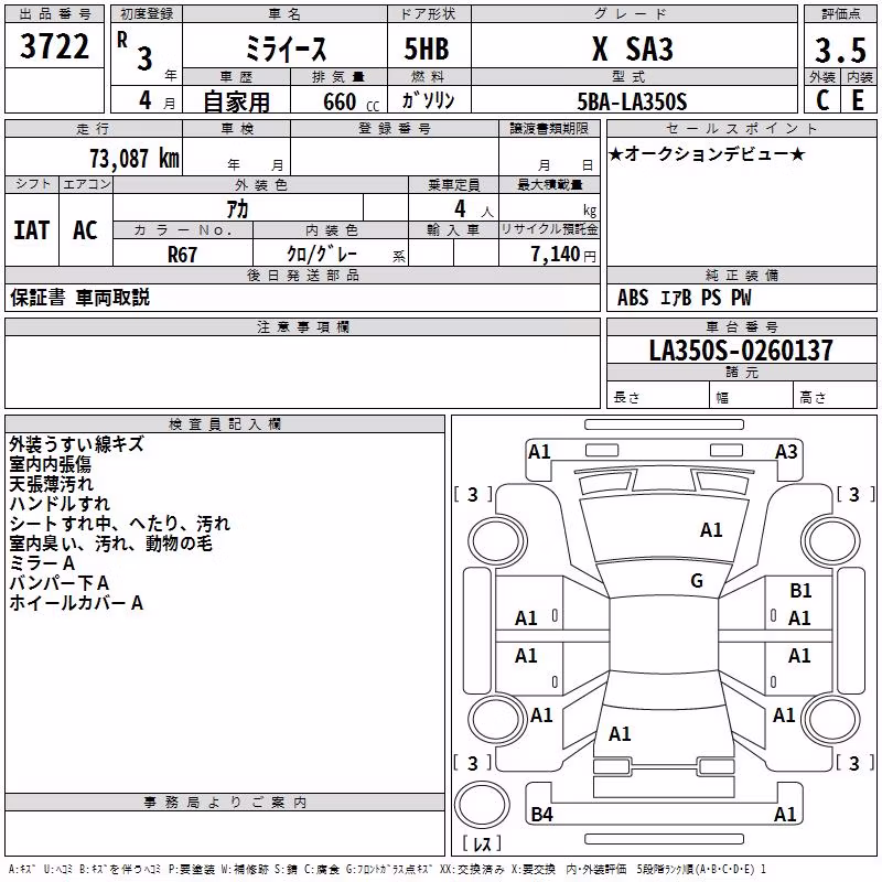 DAIHATSU MIRA E:S