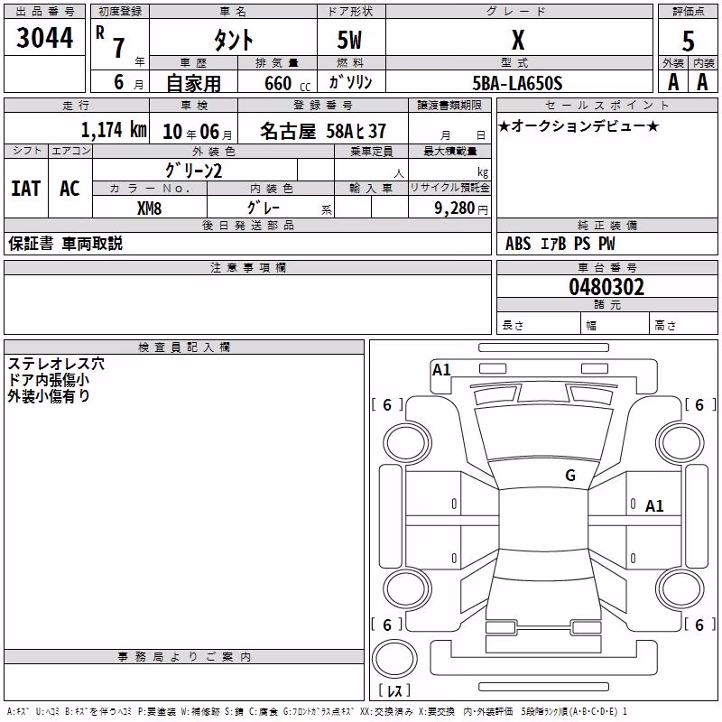 DAIHATSU TANTO