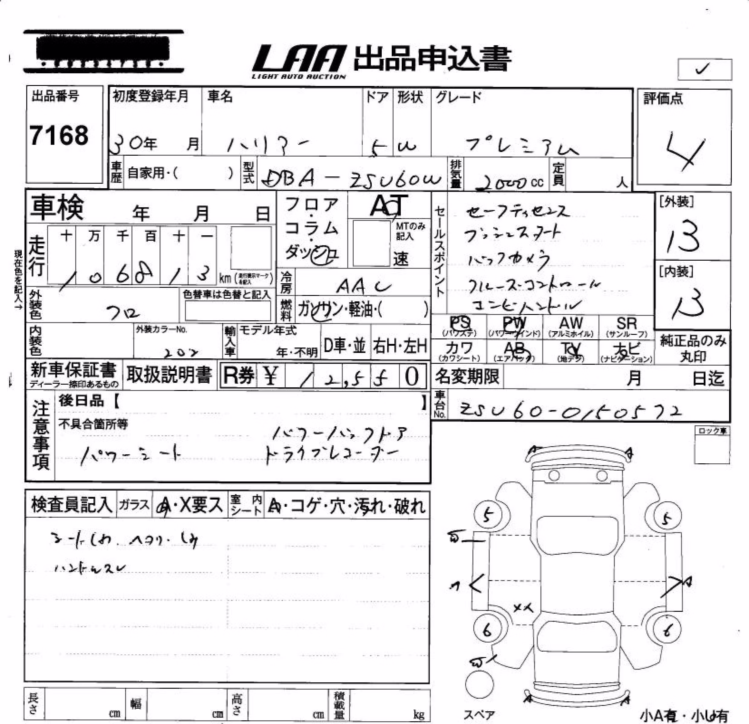 TOYOTA HARRIER