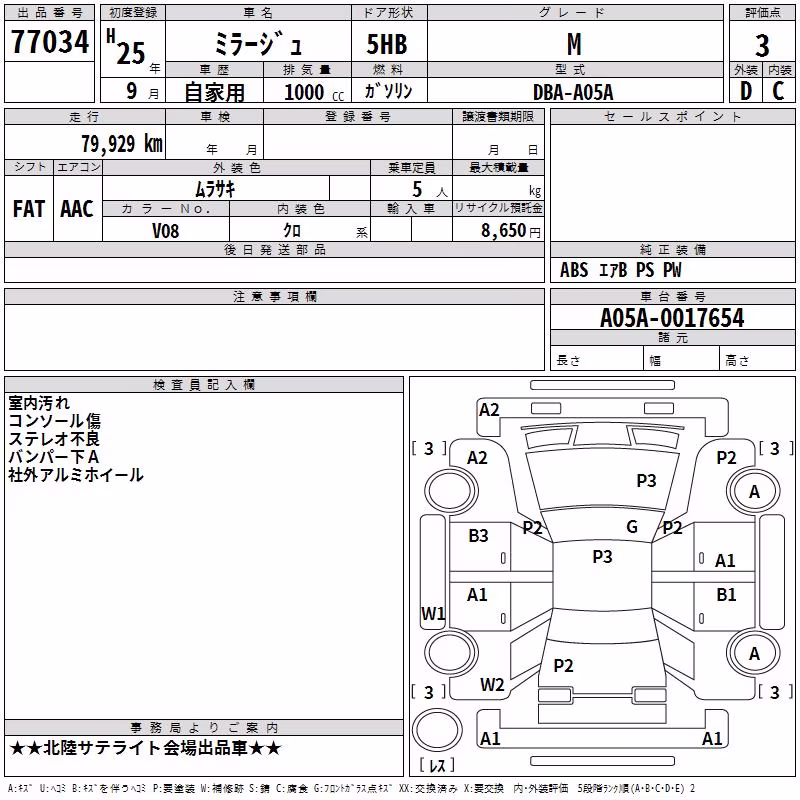 MITSUBISHI MIRAGE