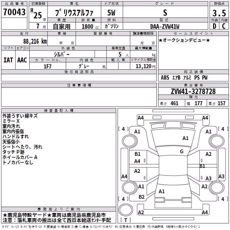 TOYOTA PRIUS ALPHA