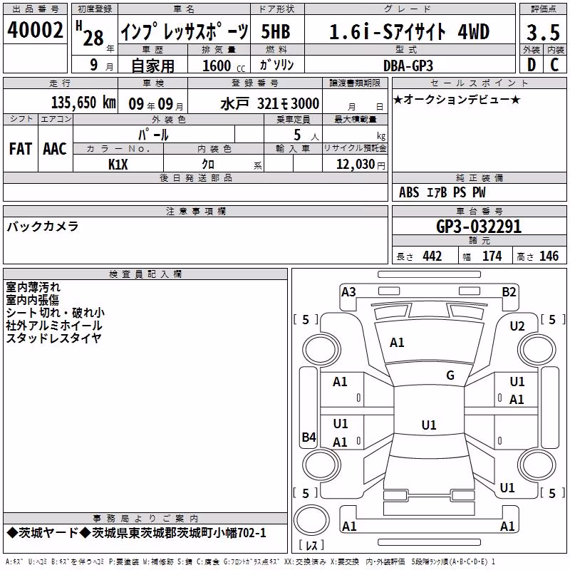 SUBARU IMPREZA
