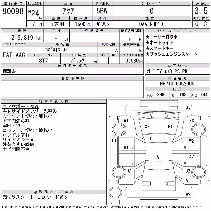 TOYOTA AQUA