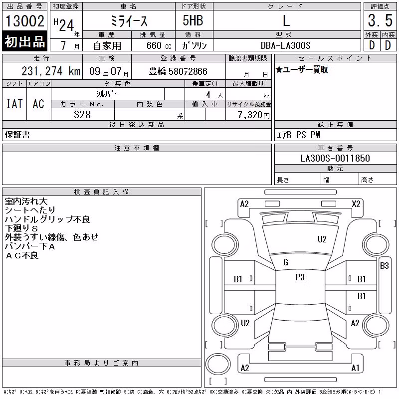 DAIHATSU MIRA E:S